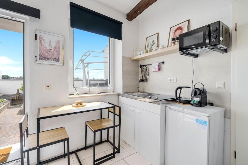 Tiny Apartment With Spacious Terrace On The Rhine Neuwied Exterior photo